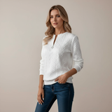 Jitka | Elegantní stylový pletený svetr