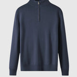 Libuše- Svetr s zipem z merino vlny Capri