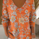 CAMILLE | Svetr s výstřihem do V