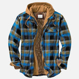 THOMAS - Urbaní kostkovaná patchworková bunda