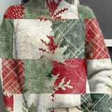 Dámský vzorovaný pletený rolákový svetr