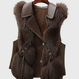 Alina™ kožená vesta – Stylová a nadčasová