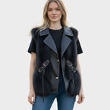 Alina™ kožená vesta – Stylová a nadčasová