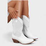Anna™ | Elegantní westernové kotníkové boty