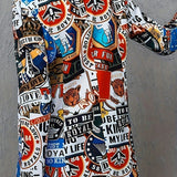 Avery - Stylový Graffiti Blazer