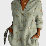 Bavlněná květinová košile