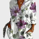 Bavlněná květinová košile