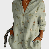 Bavlněná květinová košile