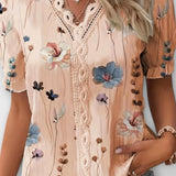 Bruna - Stylový top s V-výstřihem ve tvaru srdce