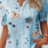 Bruna - Stylový top s V-výstřihem ve tvaru srdce