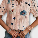 Bruna - Stylový top s V-výstřihem ve tvaru srdce