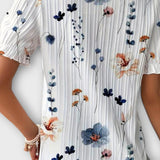 Bruna - Stylový top s V-výstřihem ve tvaru srdce