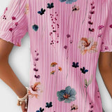 Bruna - Stylový top s V-výstřihem ve tvaru srdce