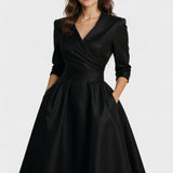 Ceryn | Saténové Midi Šaty