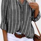 Débora - Ručně vyráběná pruhovaná košile