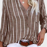 Débora - Ručně vyráběná pruhovaná košile