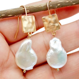 Antické náušnice se sladkovodními perlami