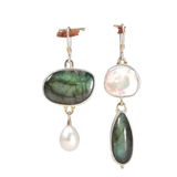 Retro náušnice s kameny