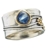 Vintage oválné náušnice z přírodních materiálů