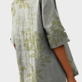 Flávia - Stylový lněný top