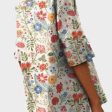 Flávia - Stylový lněný top