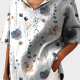 Flávia - Stylový lněný top