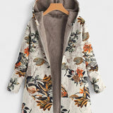 Fleural™ – Květinová fleece bunda