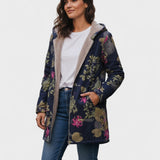 Fleural™ – Květinová fleece bunda