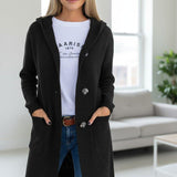 Giselle Dlouhý Pletený Kabát