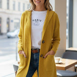 Giselle Dlouhý Pletený Kabát