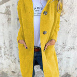 Giselle Dlouhý Pletený Kabát