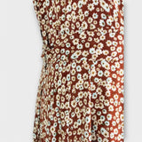 Gita | Letní boho maxi šaty bez rukávů s květinovým vzorem