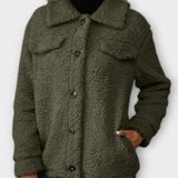 Hřejivý - teddy-kabát