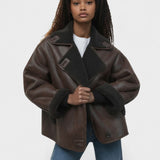 Isabelle™ Dámská Kožená Bunda