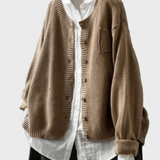 Jemný pletený kardigan