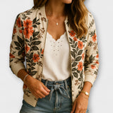 Kaélīn – Květinový bomber kabát