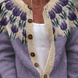 Keysha - Květinový cardigan