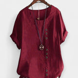 Krátký rukáv s knoflíky