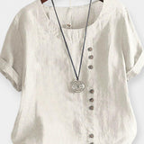 Krátký rukáv s knoflíky