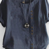 Krátký rukáv s knoflíky