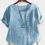 Krátký rukáv s knoflíky