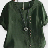 Krátký rukáv s knoflíky