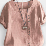 Krátký rukáv s knoflíky