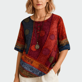 Měkké tričko s uměleckým motivem