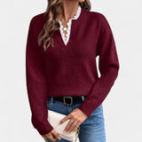 Anne – Elegantní halenka s krajkovým lemem