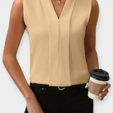 Stylový top bez rukávů