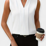 Stylový top bez rukávů