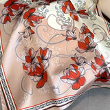 Theresa-huivi (100% hedvábí - 68 cm)