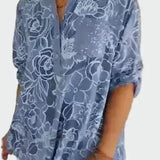 Tričko s květinovým vzorem