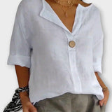 V-krční Knoflíková Tréninková Košile